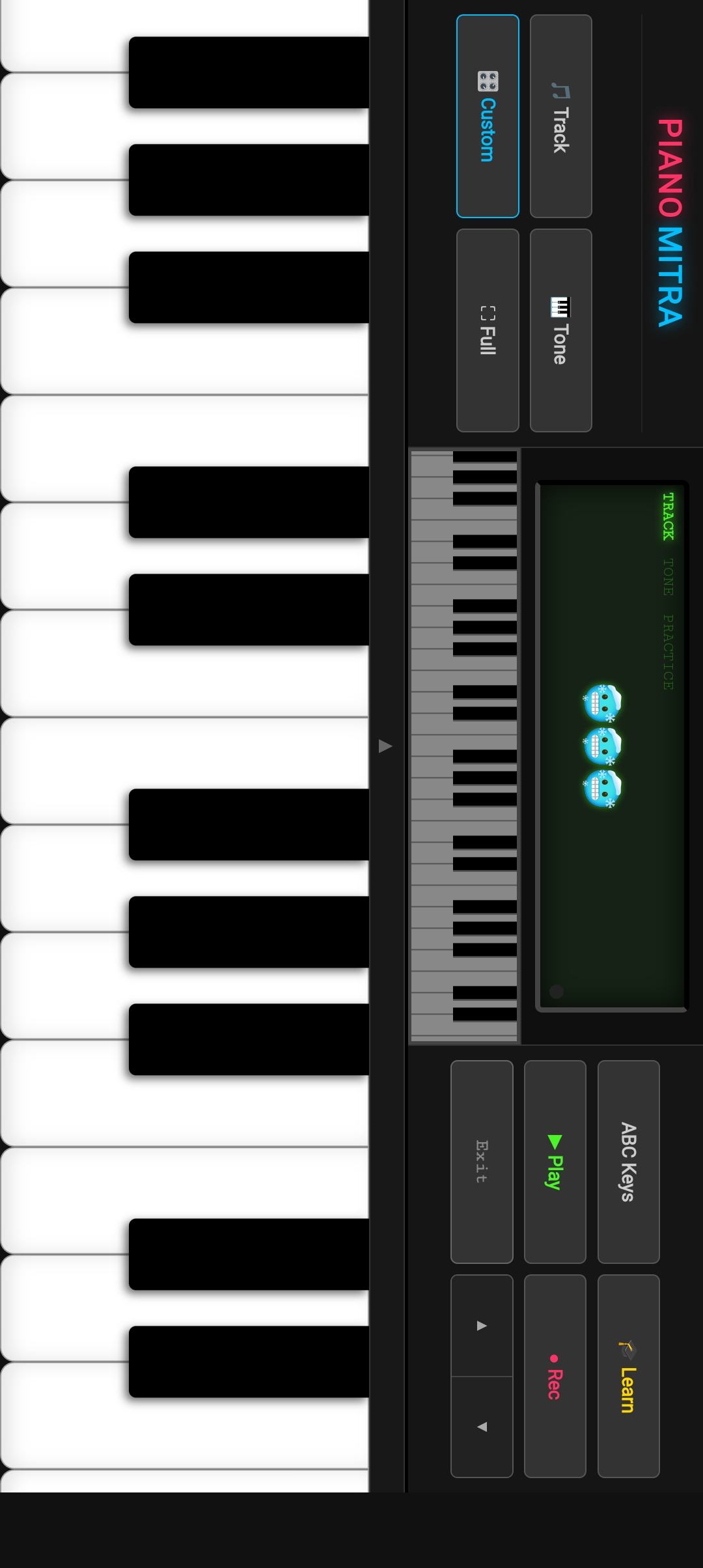 PianoMitra Application Interface
